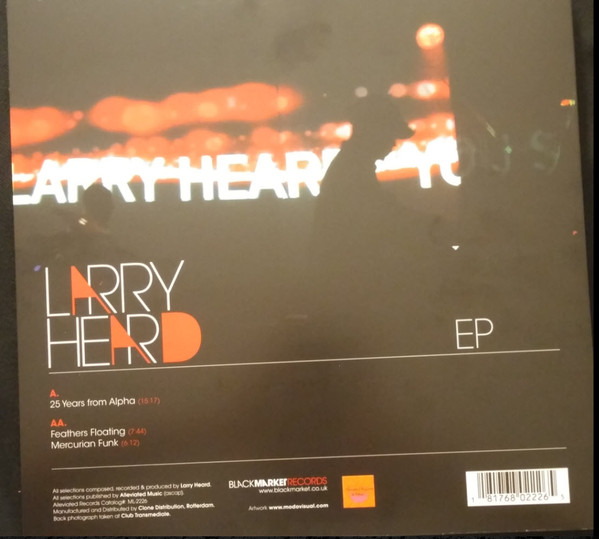 Larry Heard - 25 Years from Alpha | Alleviated Records (ML-2226) - 2