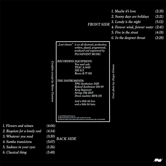 Plugpoint Music - Last Chance | Minimal Wave (MW076) - 2 Plugpoint Music - Last Chance | Minimal Wave (MW076) - 2