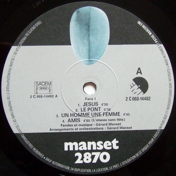 Gérard Manset - 2870 | EMI (2C 068 14482) - 2