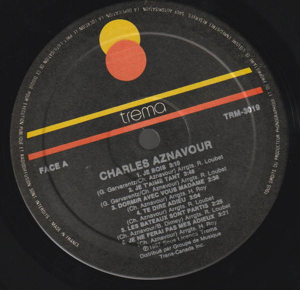 Charles Aznavour - Aznavour | Trema (TRM-3019) - 3
