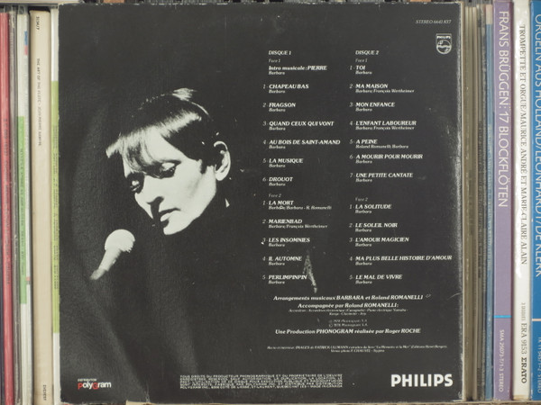 Barbara - Enregistrement Public À L'Olympia | Philips (6641 837) - 2 Barbara - Enregistrement Public À L'Olympia | Philips (6641 837) - 2