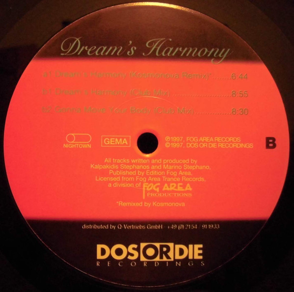 DJ Kalpa & Marino Stephano - Dream's Harmony | Dos Or Die Recordings (DOS 071) - 2