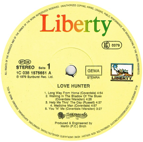 Whitesnake - Lovehunter | Fame (1C 038 1575651) - 3 Whitesnake - Lovehunter | Fame (1C 038 1575651) - 3