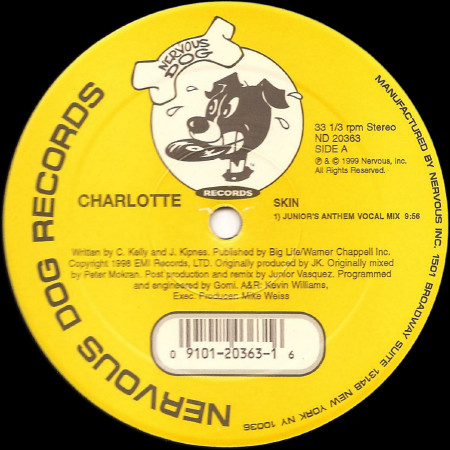 Charlotte - Skin | Nervous Dog Records (ND 20363) - 2 Charlotte - Skin | Nervous Dog Records (ND 20363) - 2