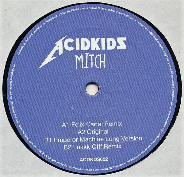 Acid Kids - Mitch | Acid Kids Records (ACDKDS002) - 4