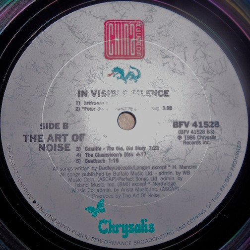 The Art Of Noise - In Visible Silence | Chrysalis (BFV 41528) - 4
