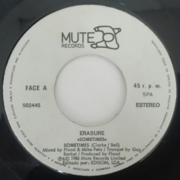 Erasure - Sometimes | Mute (502445) - 3