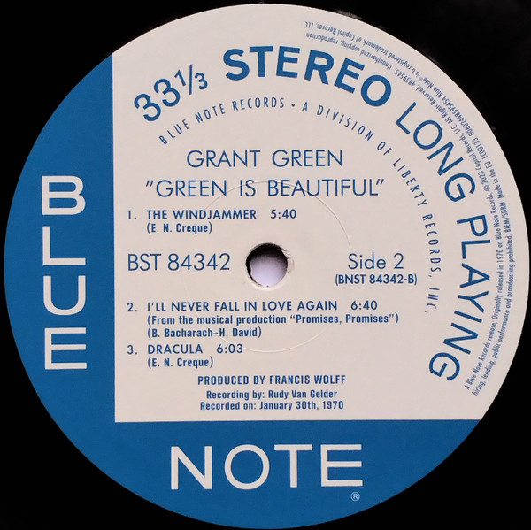 Grant Green - Green Is Beautiful (Blue Note Classic) [Vinyl] | Blue Note (4859545) - 3