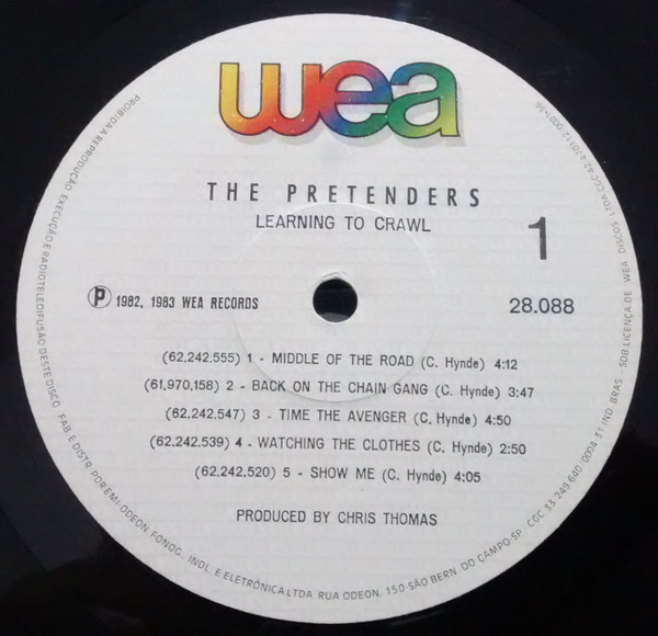 The Pretenders - Learning To Crawl | WEA (28.088) - 4
