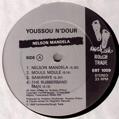 Youssou N'Dour And Le Super Etoile De Dakar - Nelson Mandela | Earthworks (ERT 1009) - 3 Youssou N'Dour And Le Super Etoile De Dakar - Nelson Mandela | Earthworks (ERT 1009) - 3
