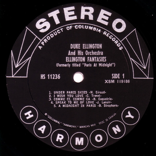 Duke Ellington And His Orchestra - Ellington Fantasies | Harmony (HS 11236) - 3 Duke Ellington And His Orchestra - Ellington Fantasies | Harmony (HS 11236) - 3