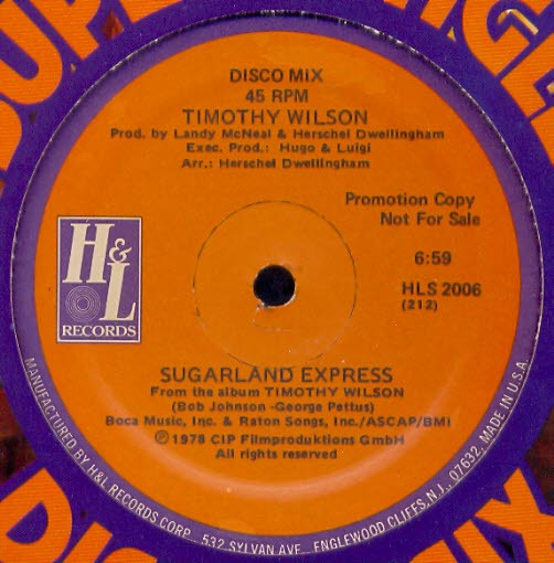 Timothy Wilson - Sugarland Express | H & L Records (HLS 2006) - main