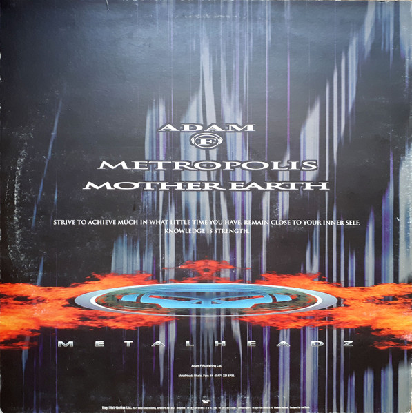 Adam F - Metropolis / Mother Earth | Metalheadz (MET H 023) - 2