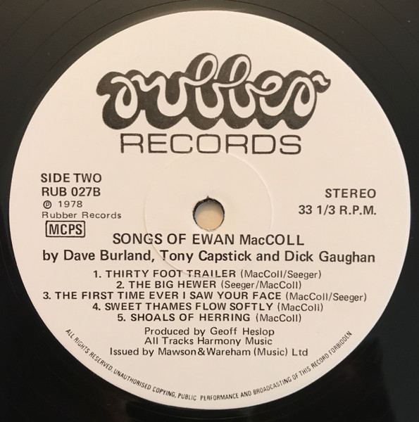 Songs Of Ewan MacColl