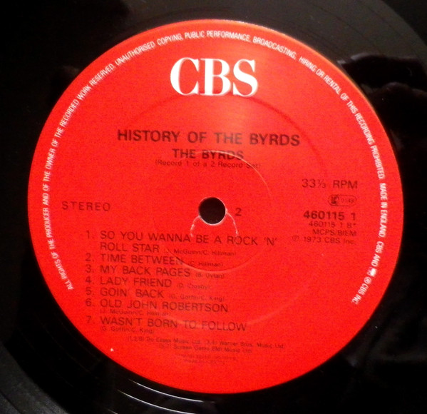 The Byrds - History Of The Byrds | CBS (460115 1) - 4