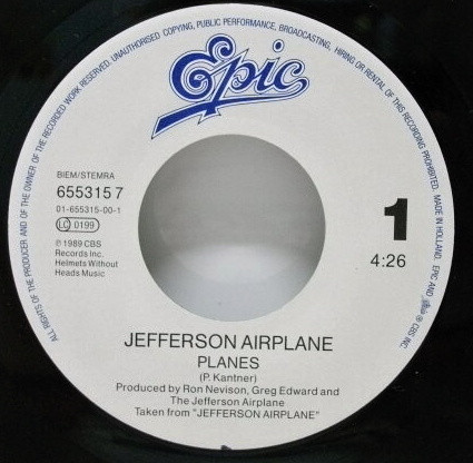 Jefferson Airplane - Planes | Epic (655315 7) - 3