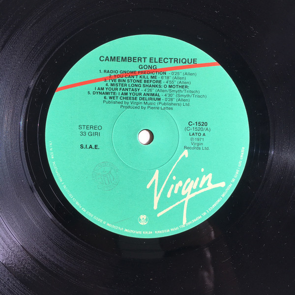 Gong - Camembert Electrique | Virgin (C-1520) - 3 Gong - Camembert Electrique | Virgin (C-1520) - 3