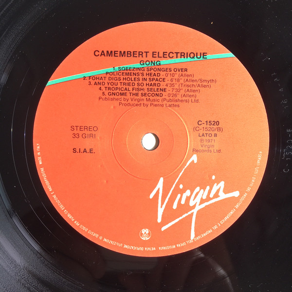 Gong - Camembert Electrique | Virgin (C-1520) - 4 Gong - Camembert Electrique | Virgin (C-1520) - 4