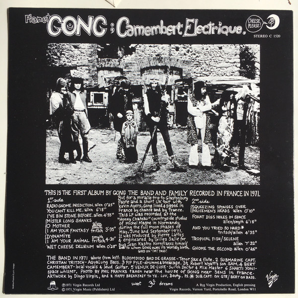 Gong - Camembert Electrique | Virgin (C-1520) - 2 Gong - Camembert Electrique | Virgin (C-1520) - 2