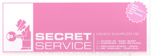 Various - Midem Sampler 08 | Secret Service Records (SS MIDEM 08) - 2