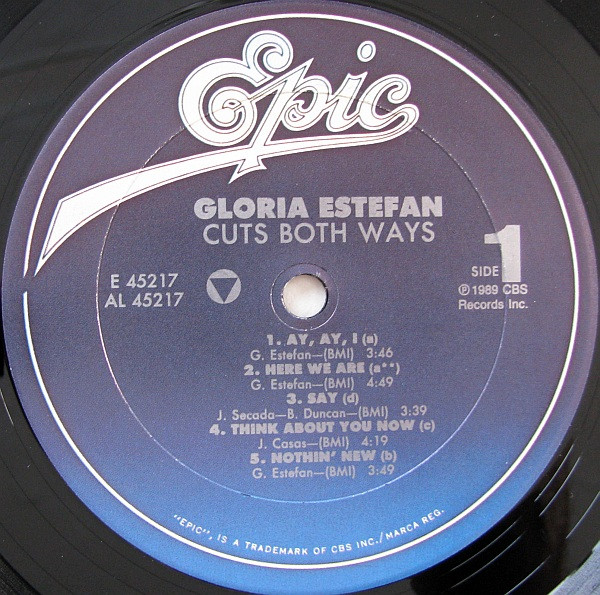 Gloria Estefan - Cuts Both Ways [Vinyl] | Epic (OE 45217) - 3