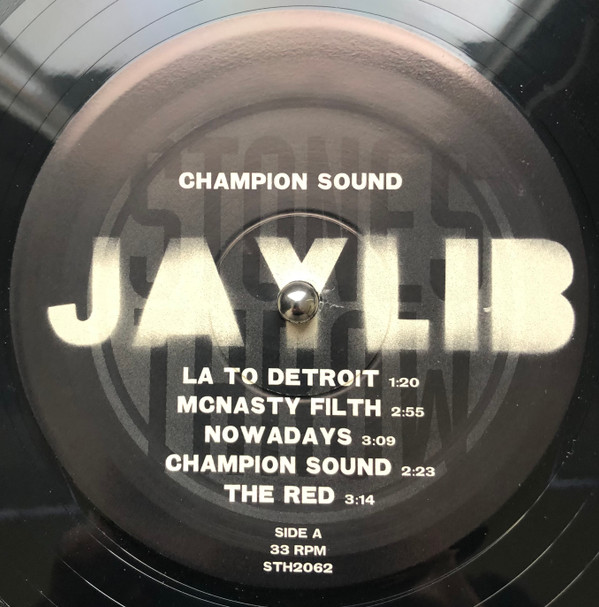 Jaylib - Champion Sound | Stones Throw Records (STH 2062) - 2