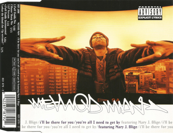 Method Man Featuring Mary J. Blige - I'll Be There For You / You're All I Need To Get By | Def Jam Recordings (851 879-2) - 3 Method Man Featuring Mary J. Blige - I'll Be There For You / You're All I Need To Get By | Def Jam Recordings (851 879-2) - 3