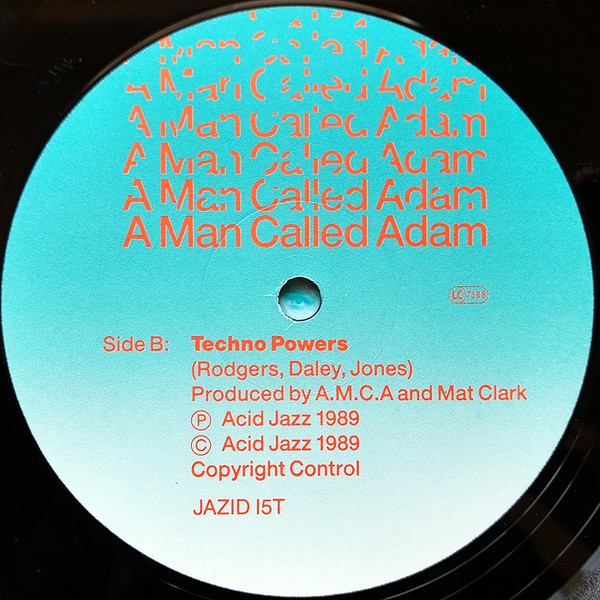 A Man Called Adam - Earthly Powers | Acid Jazz (JAZID 15T) - 4