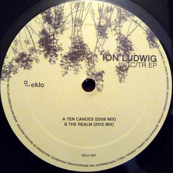 Ion Ludwig - Tc / Tr EP | Eklo (EKLO 023) Ion Ludwig - Tc / Tr EP | Eklo (EKLO 023)