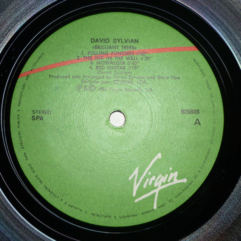 David Sylvian - Brilliant Trees | Virgin (625605) - 2 David Sylvian - Brilliant Trees | Virgin (625605) - 2