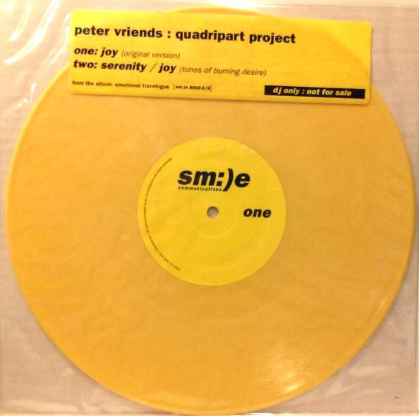 Peter Vriends : Quadripart - Joy | Sm:)e Communications (SM-9002-0)