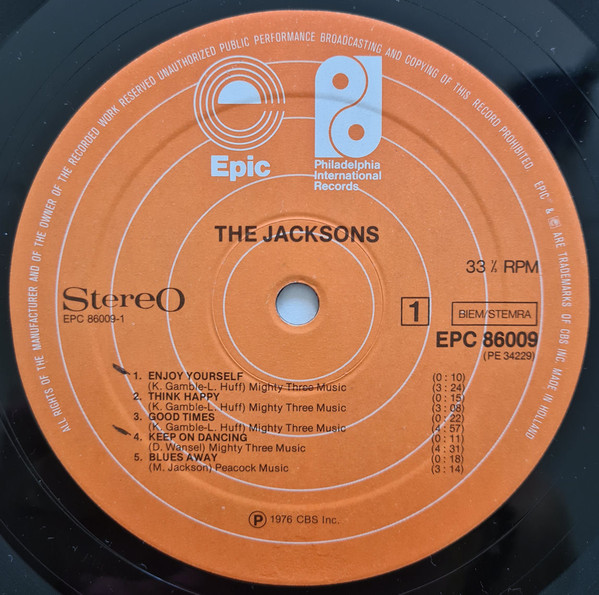 The Jacksons - The Jacksons | Epic (EPC 86009) - 4