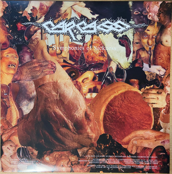 Carcass - Symphonies Of Sickness | Earache (MOSH018FDR) - 3