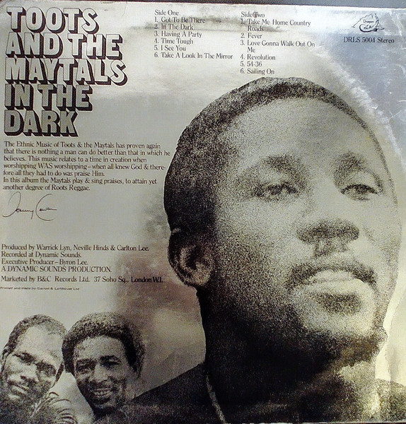 Toots & The Maytals - In The Dark | Trojan Records (DRLS 5004) - 2 Toots & The Maytals - In The Dark | Trojan Records (DRLS 5004) - 2