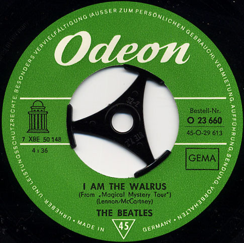 The Beatles - Hello, Good Bye / I Am The Walrus | Odeon (O 23660) - 4