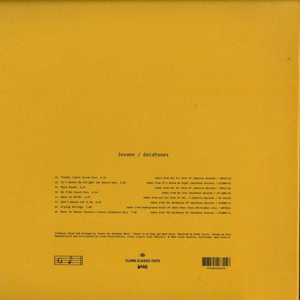 Jovonn - Goldtones | Clone Classic Cuts (C#CC27LP) - main