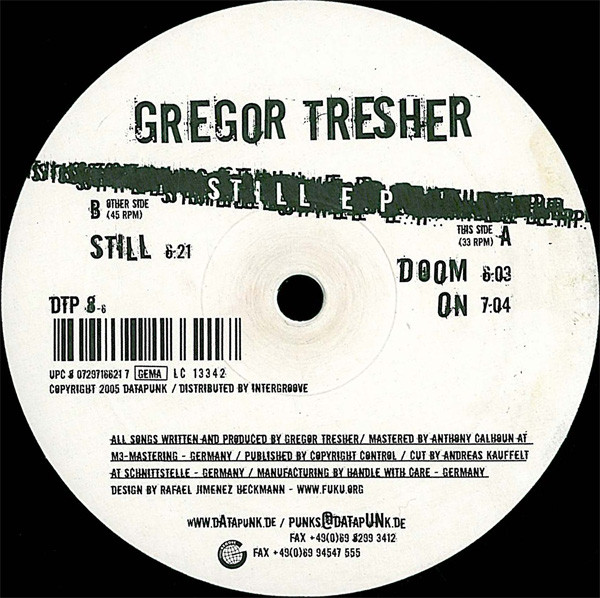 Gregor Tresher - Still E.P. | Datapunk (DTP 8-6)