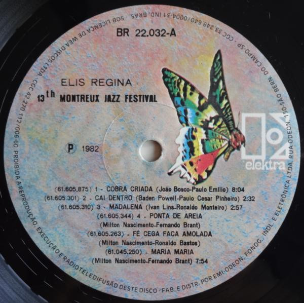 Elis Regina - 13th Montreux Jazz Festival | Elektra (BR 22.032) - 3