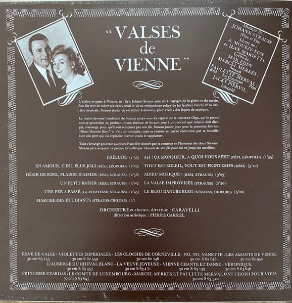 Marcel Merkes - Paulette Merval - Valses De Vienne | CBS (S 63 905) - 4