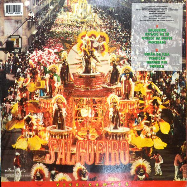 Various - Sambas De Enredo Das Escolas De Samba Do Grupo Especial - Carnaval 95 - Vol. 2 | RCA (7432124541-1) - 2