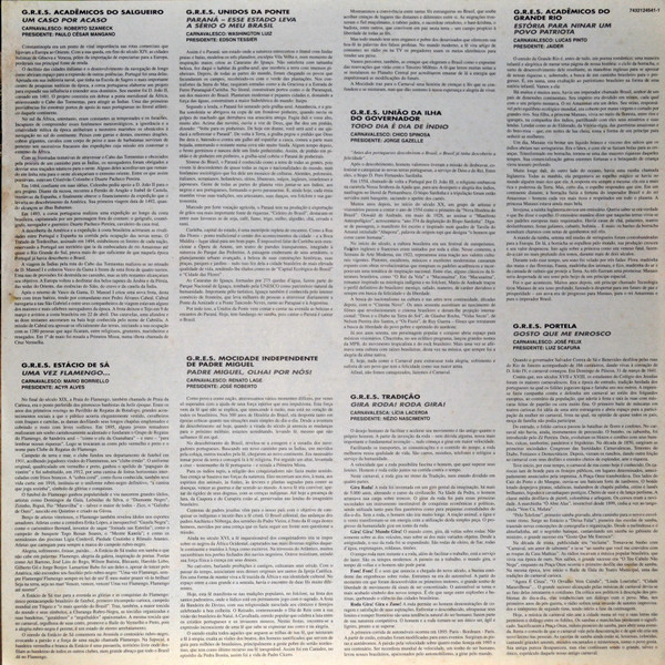 Various - Sambas De Enredo Das Escolas De Samba Do Grupo Especial - Carnaval 95 - Vol. 2 | RCA (7432124541-1) - 4