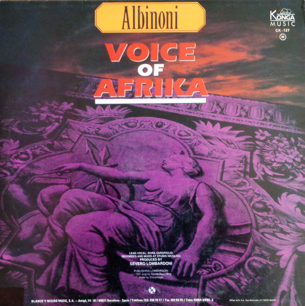 Voice Of Africa - Albinoni | Konga Music (CX-127) - 2