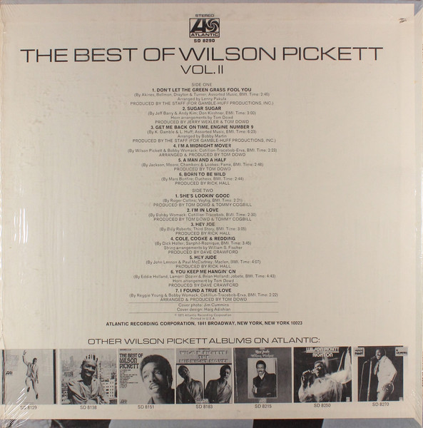 Wilson Pickett - The Best Of Wilson Pickett Vol. II | Atlantic (SD 8290) - 2