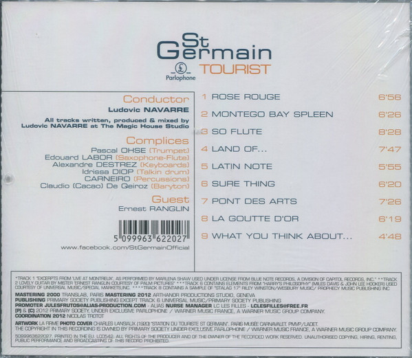 St Germain - Tourist | Parlophone (5099963622027) - 2