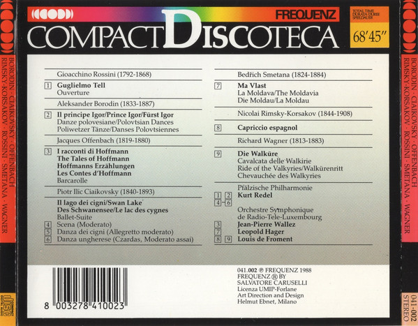 Various - Rossini / Borodin / Offenbach / Ciaikovsky / Smentana / Rimsky-Korsakov / Wagner | Frequenz (041-002) - 2 Various - Rossini / Borodin / Offenbach / Ciaikovsky / Smentana / Rimsky-Korsakov / Wagner | Frequenz (041-002) - 2