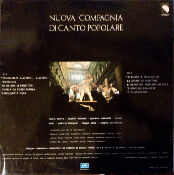 Nuova Compagnia Di Canto Popolare - Li Sarracini Adorano Lu Sole | EMI (3 C064-18026) - 2 Nuova Compagnia Di Canto Popolare - Li Sarracini Adorano Lu Sole | EMI (3 C064-18026) - 2