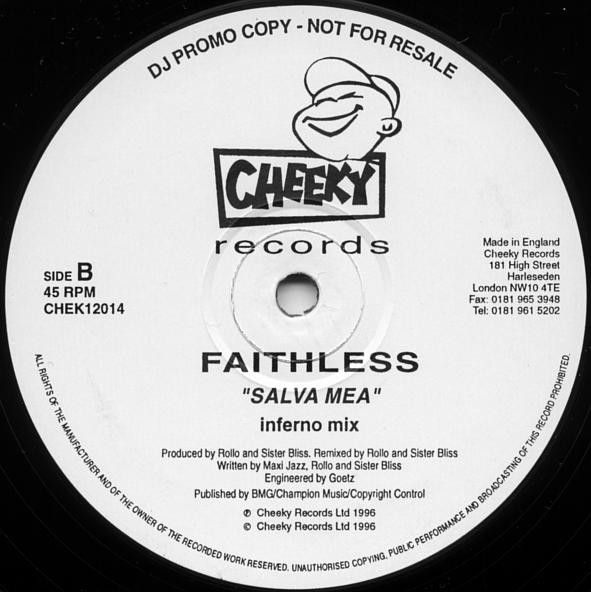 Faithless - If Lovin' You Is Wrong | Cheeky Records (CHEK12014) - 2