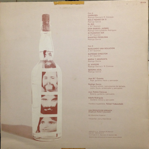 Cánovas, Rodrigo, Adolfo Y Guzmán - Señora Azul | Hispavox (130 038) - 2