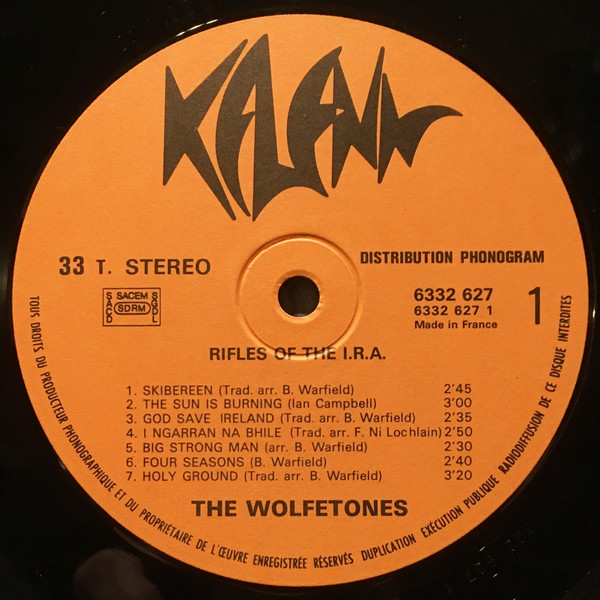 The Wolfe Tones - Rifles Of The I.R.A. | Kelenn (6332 627) - 3 The Wolfe Tones - Rifles Of The I.R.A. | Kelenn (6332 627) - 3