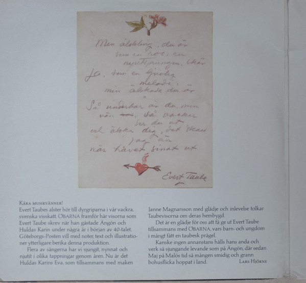 Öbarna - Med Taube På Ängön | Not On Label (Öbarna Self-released) (ÖBP-LP-5) - 4